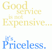 Good Service is Priceless