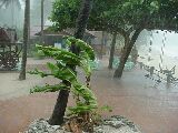 The monsoon rains and wind would come up every day but usually lasted for only a few minutes and then the sun was back out again.  Locals claimed it was a much better year than most, the monsoon was not very strong.